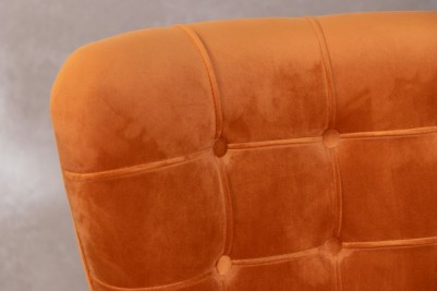 orange-velvet-accent-chair-backrest